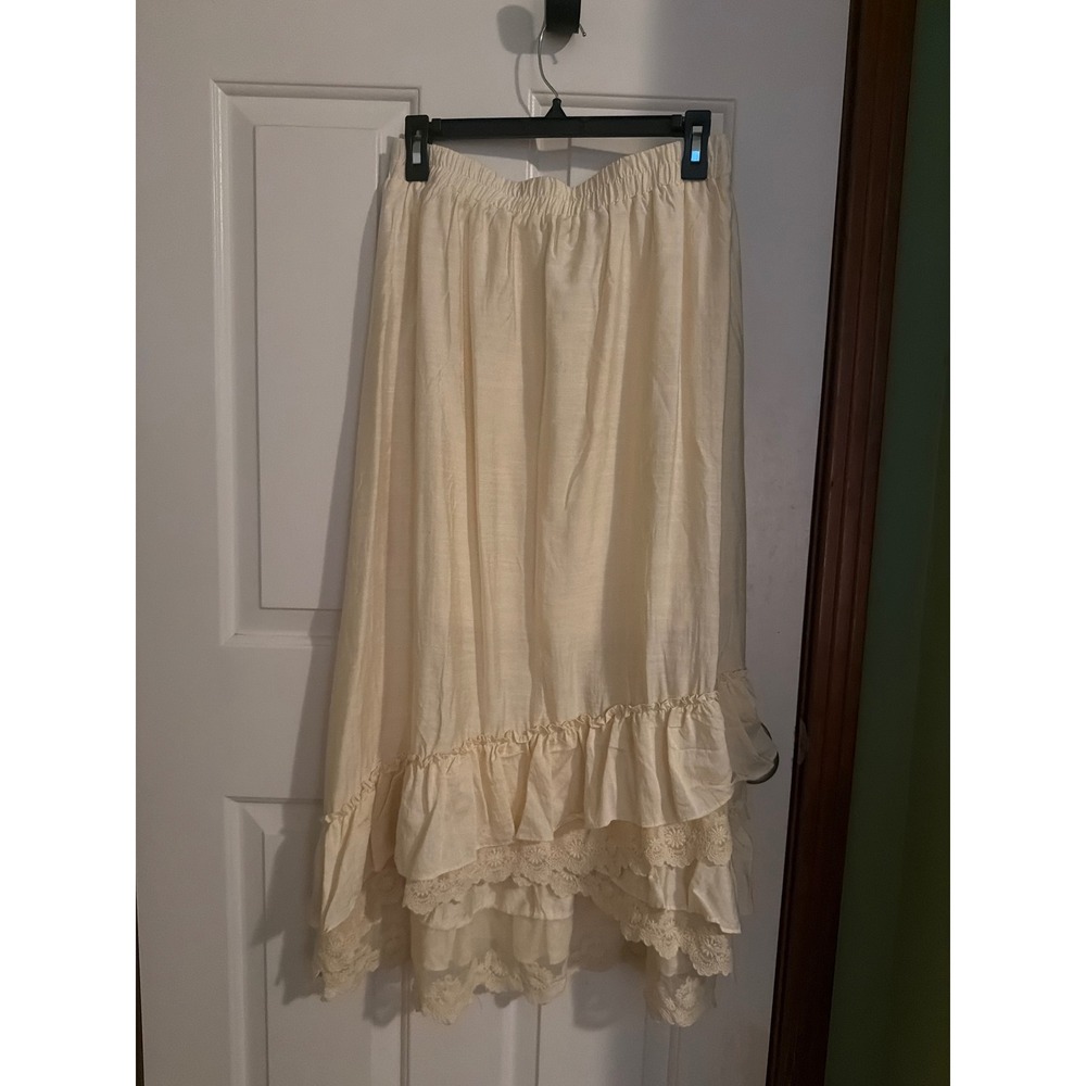 NWT Modesty layer skirt Very J NEW ivory